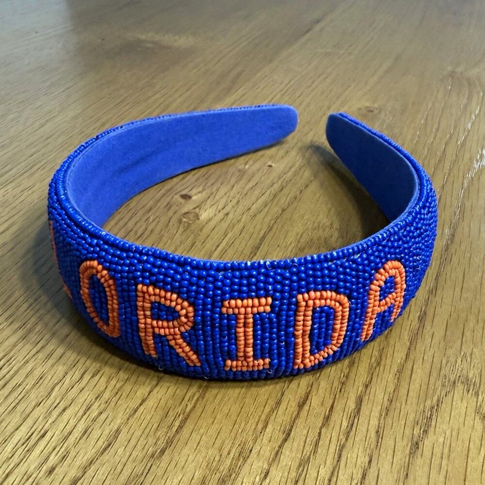 Emerson Street Clothing Co. Women's Florida Gators Minerva Hand Beaded Headband